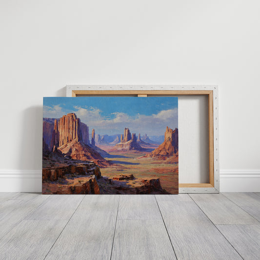 Monoliths Dance Under Desert Light