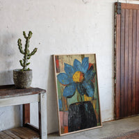 Blue Petals Paint Their Story