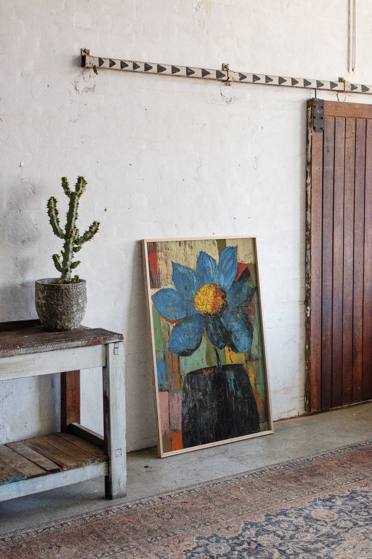 Blue Petals Paint Their Story