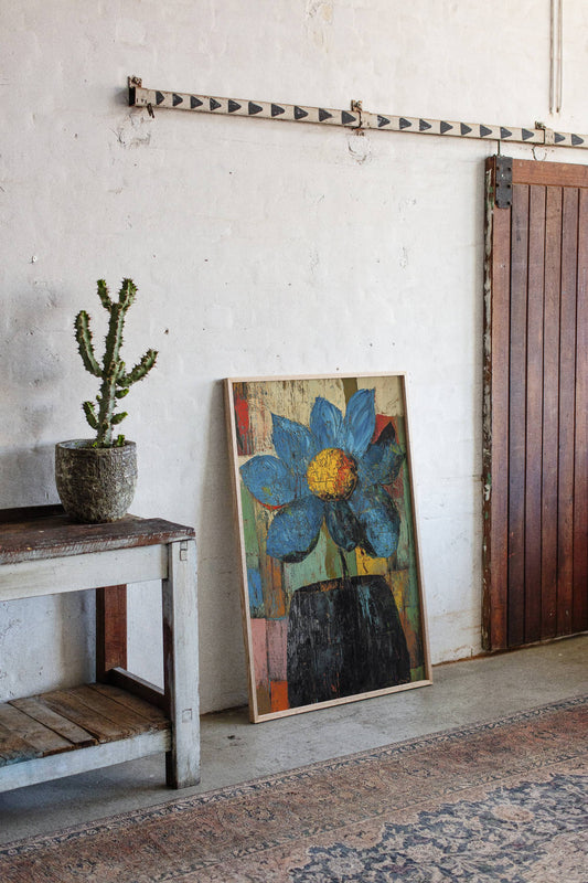 Blue Petals Paint Their Story