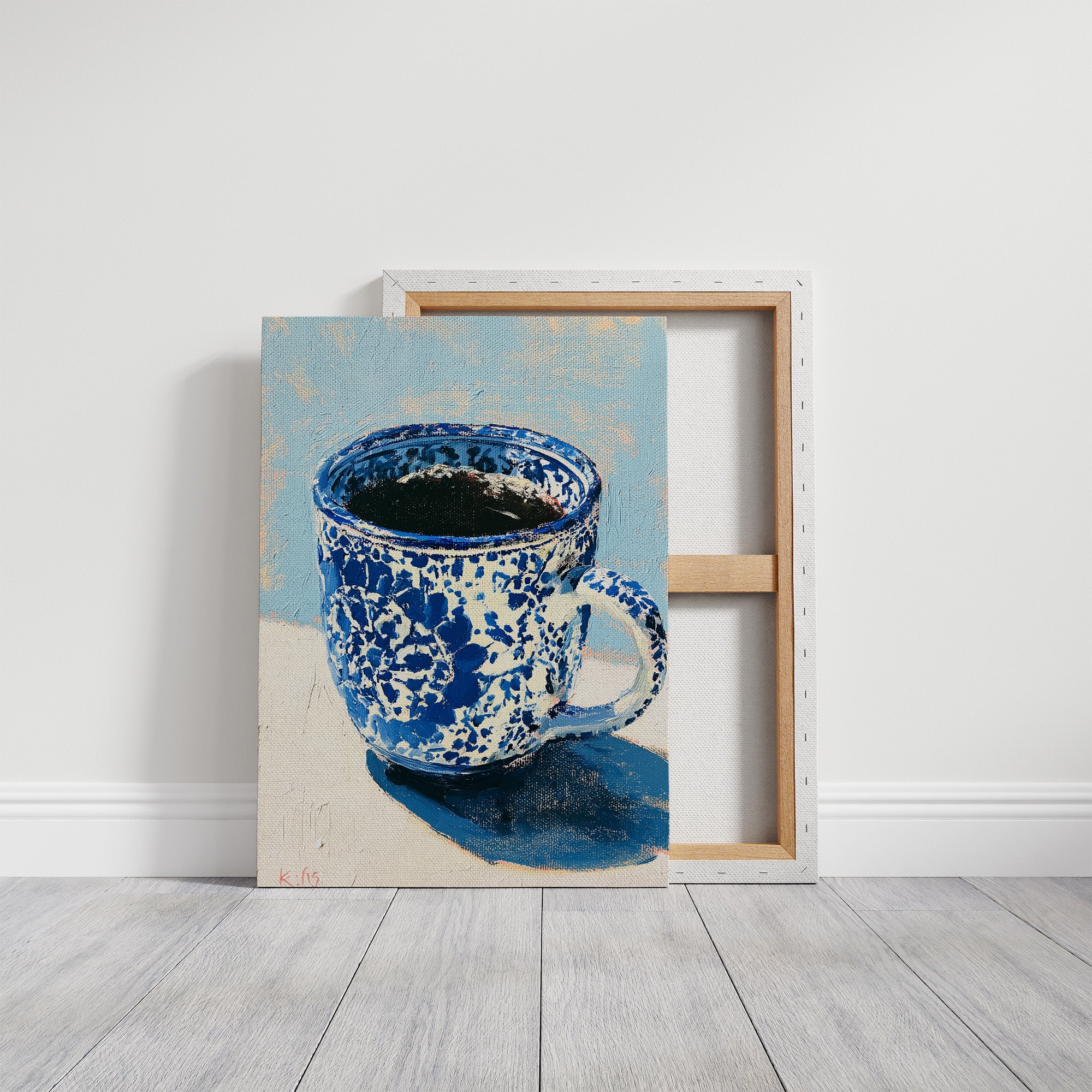 Morning Brew in Blue Speckle