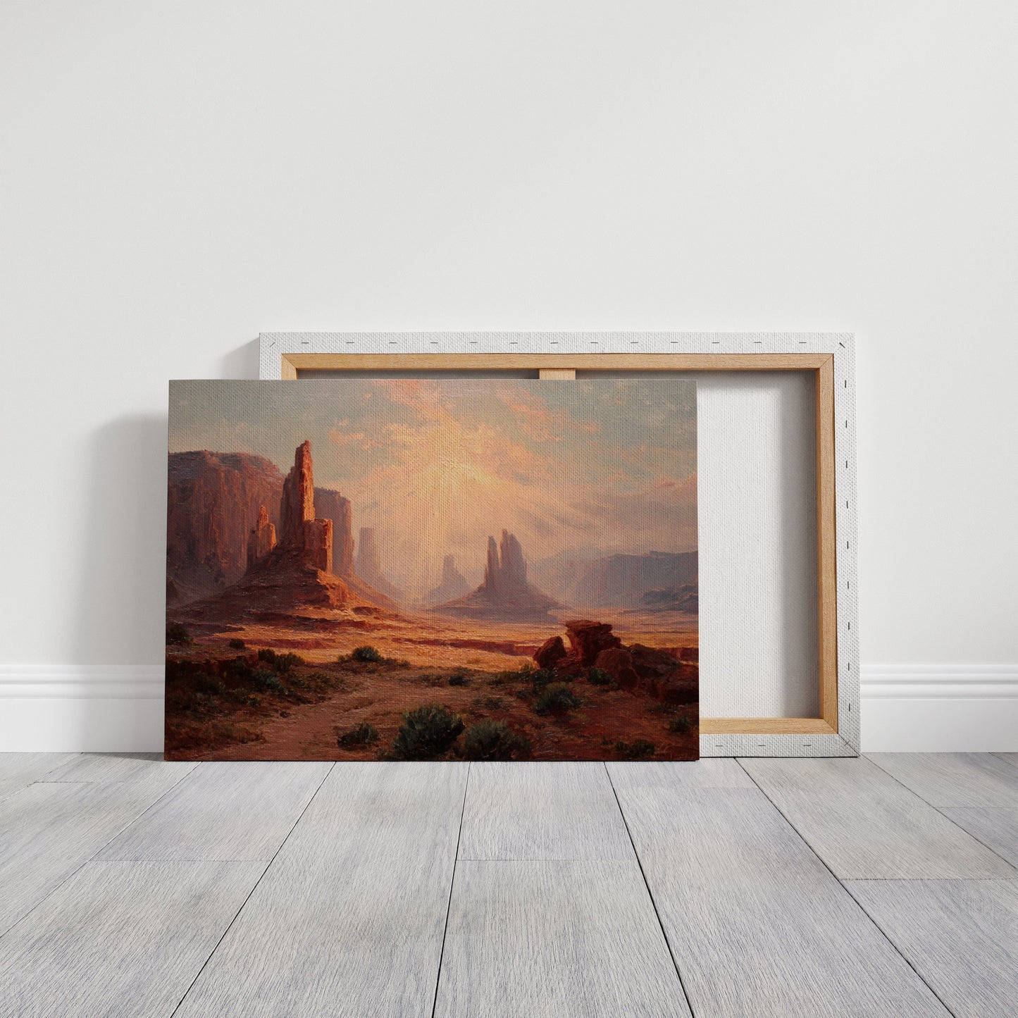 Sacred Light Bathes Ancient Towers