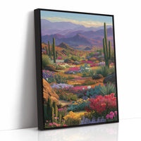 Wildflowers Paint The Desert Mountains