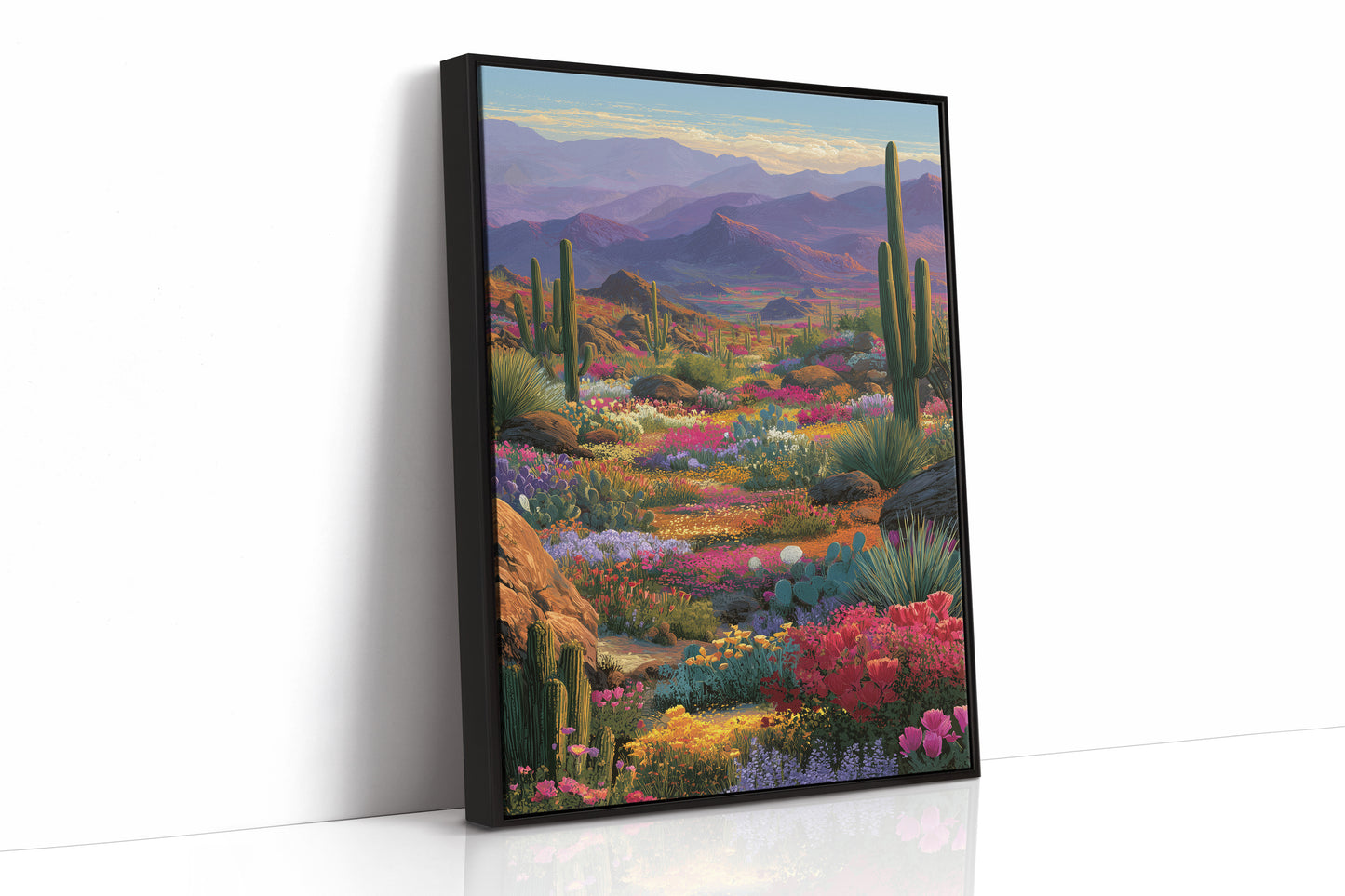 Wildflowers Paint The Desert Mountains