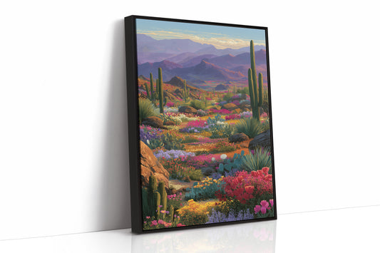 Wildflowers Paint The Desert Mountains