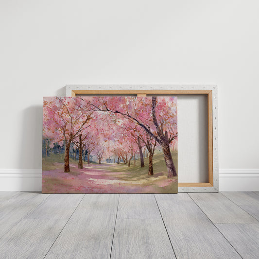 Cherry Path Leads To Spring