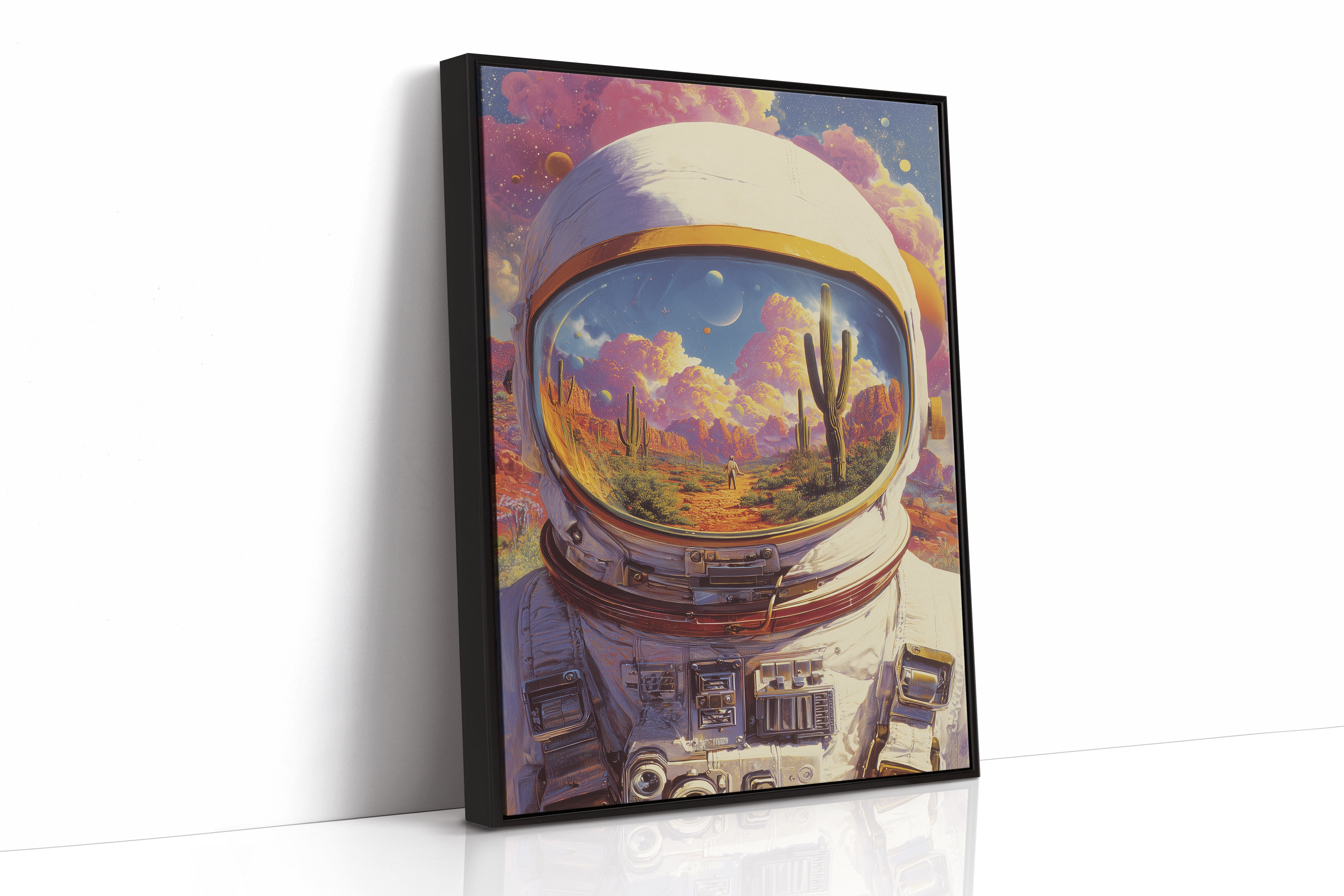 Space Cowboy's Desert Dream Reflection