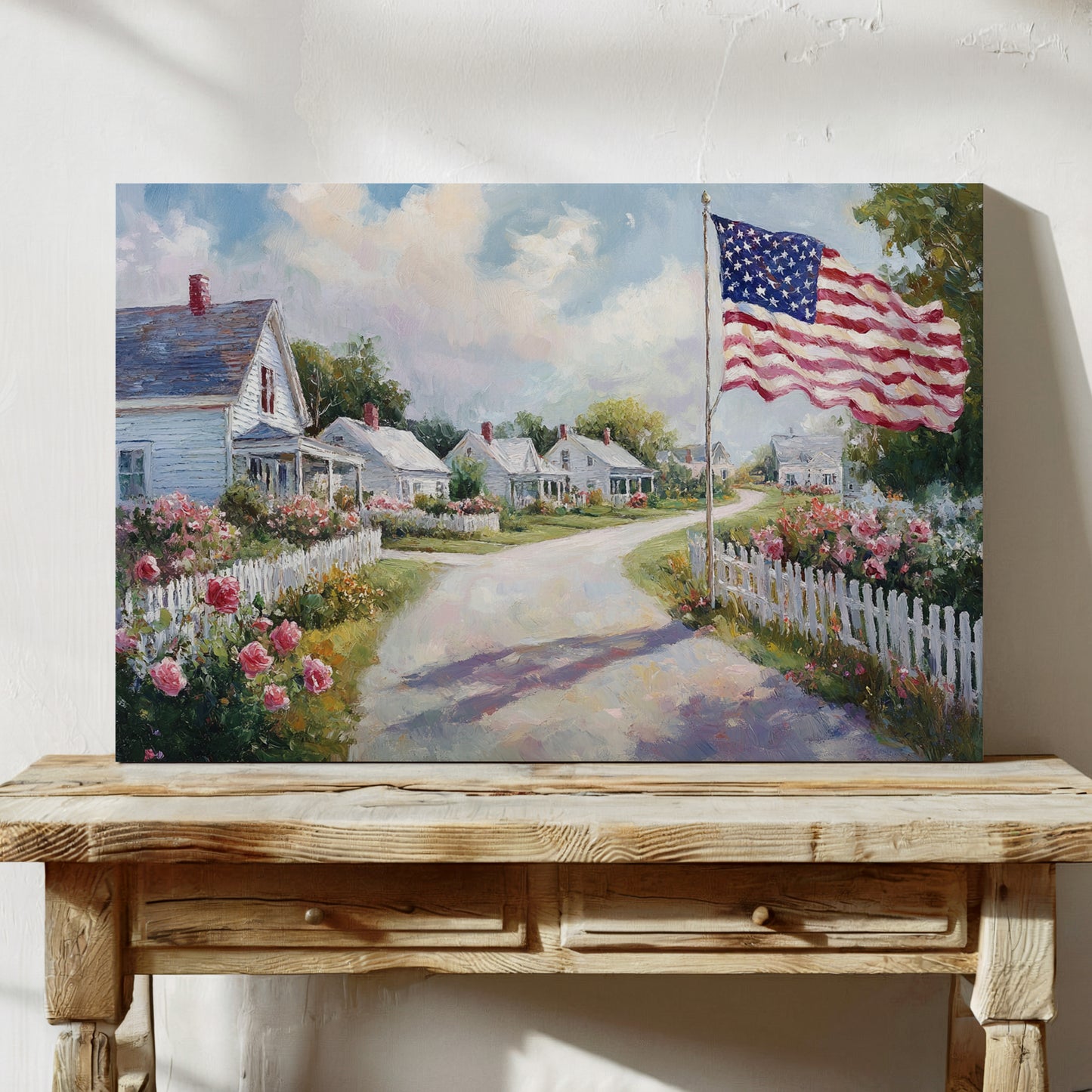 Where Roses Bloom and Flags Wave