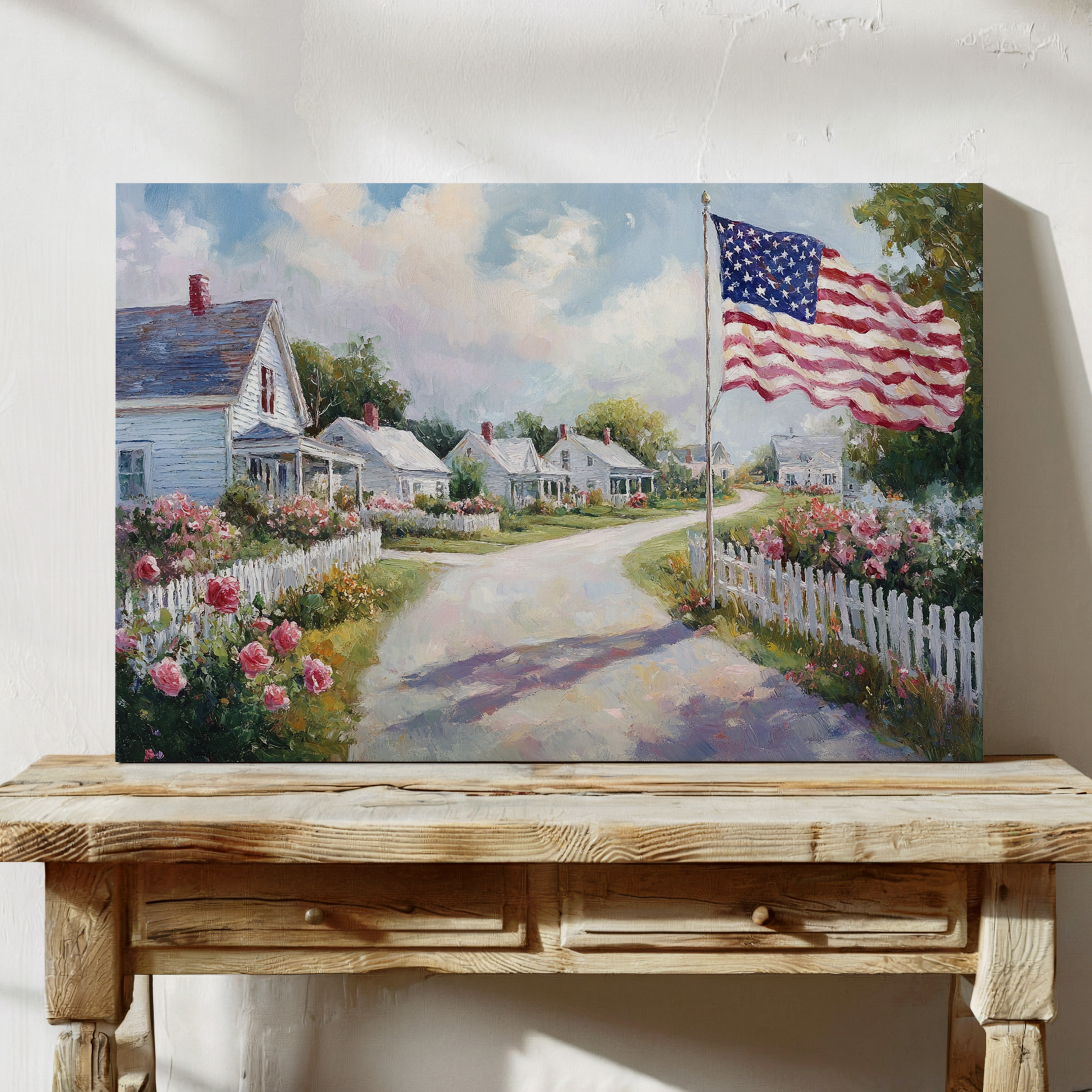 Where Roses Bloom and Flags Wave