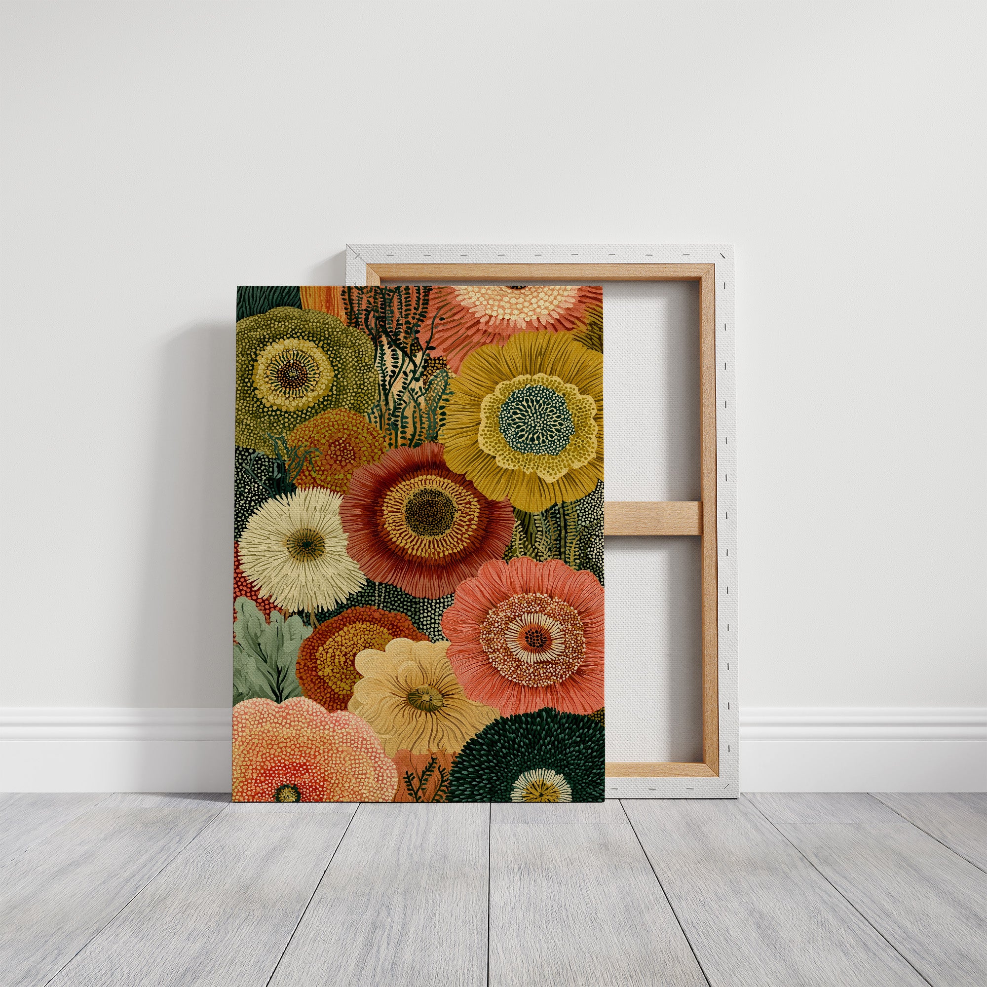 Radiant Zinnia Mosaic Garden