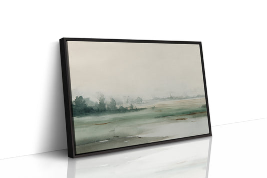 Morning Mist Over Silent Fields
