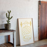 Golden Harvest In Simple Lines