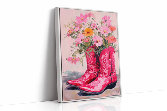 Wild Cosmos Dance In Scarlet Boots