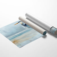 Blue Sentinel At Misty Shore