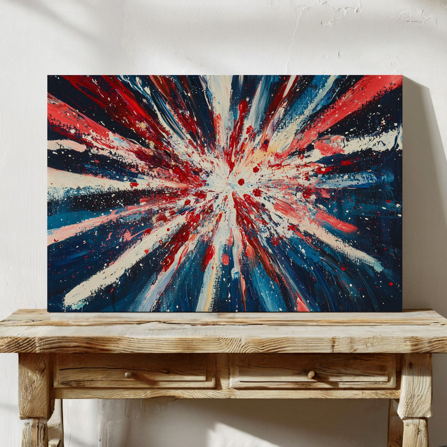 Stars Burst Into Patriotic Light
