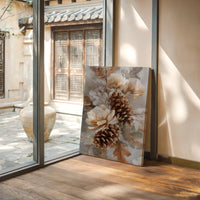 Pine Cones Dance In Winter Light