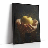 Golden Fruit In Offered Hands