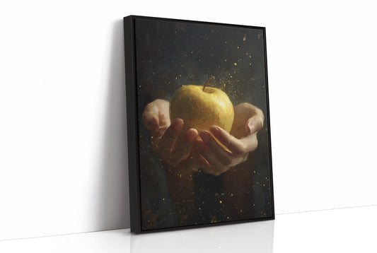 Golden Fruit In Offered Hands