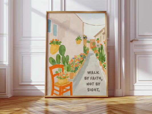 Walk by Faith Garden Path