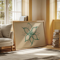 Lotus Lines Draw Morning Light