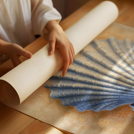 Coastal Memory In Blue Relief