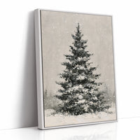 Lone Pine in Snowfall