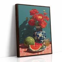 Poppies and Watermelon Slices