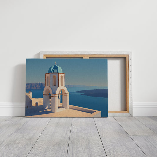 Aegean Light Bathes Sacred Heights