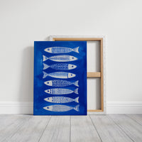 Cobalt Currents Harbor White Scales