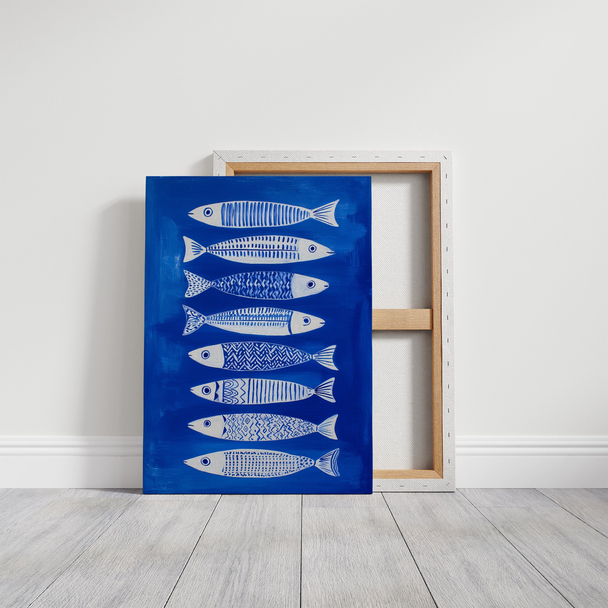 Cobalt Currents Harbor White Scales