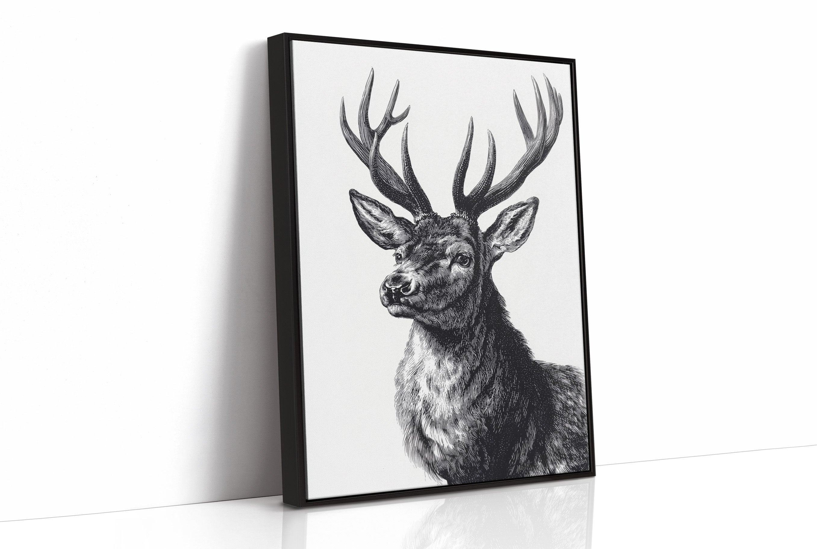 Antlers Sketch By Christmas Glow