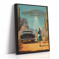 Desert Roads Meet Alien Skies