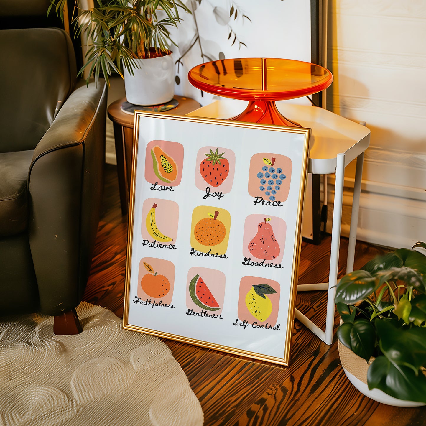 Fruits of the Spirit Illustrated Print
