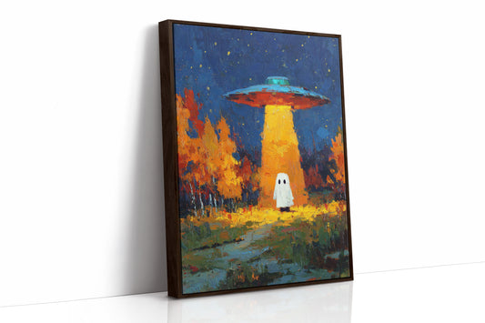 Ethereal Encounter Under Alien Light
