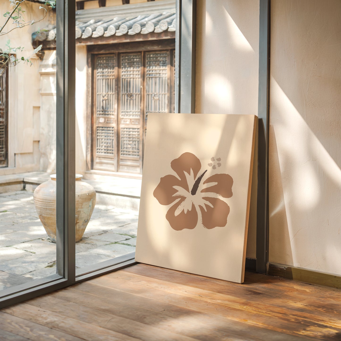 Gentle Petals Dance In Bronze