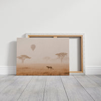 Cheetah's Dawn Under Floating Dreams