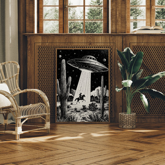 Desert Cowboy Meets Midnight Visitors