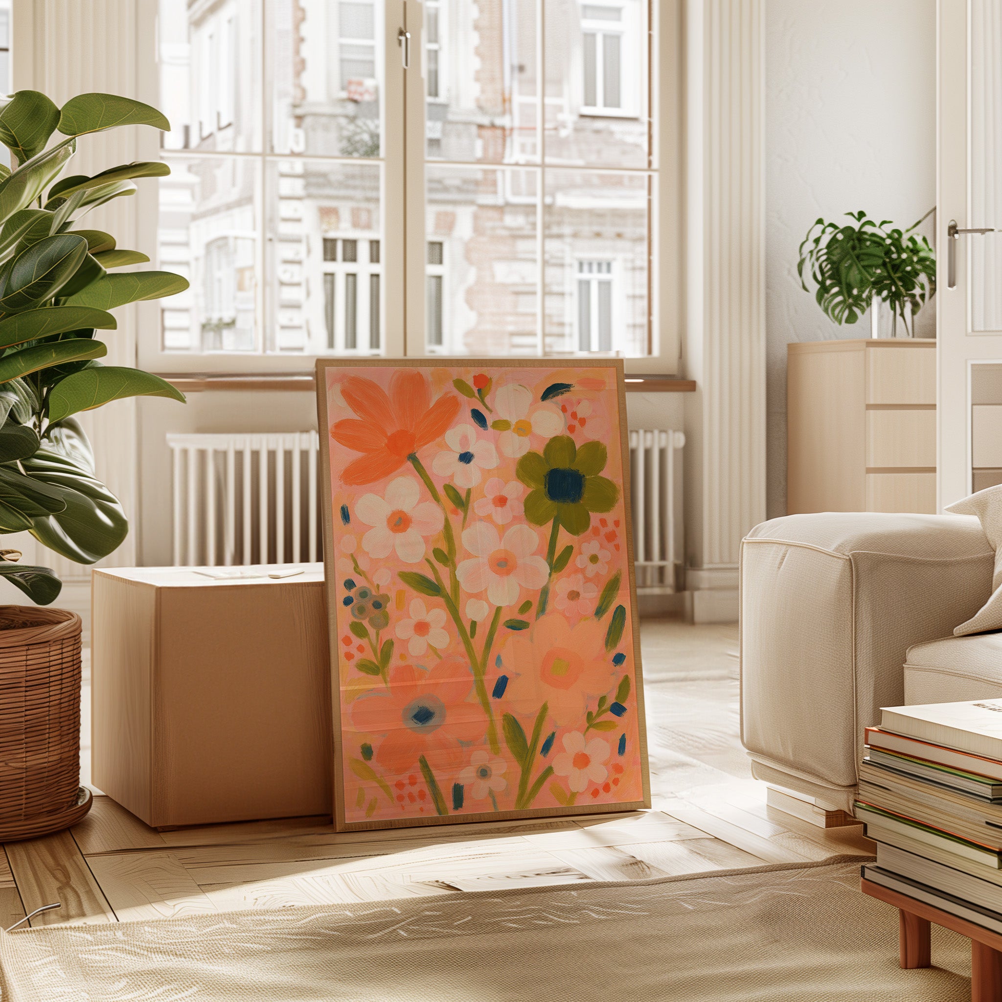 Blush Garden in Full Bloom