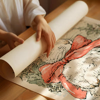 Storybook Bunny in a Red Bow