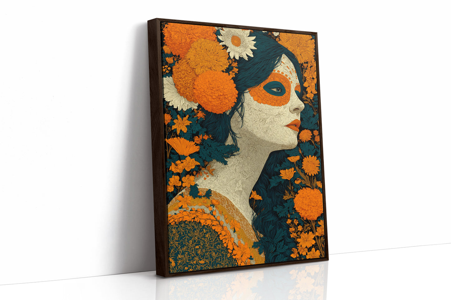 Beneath Blooms of Radiant Color
