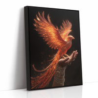 Phoenix Rising From Open Palms