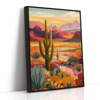Saguaros Paint Their Evening Stories