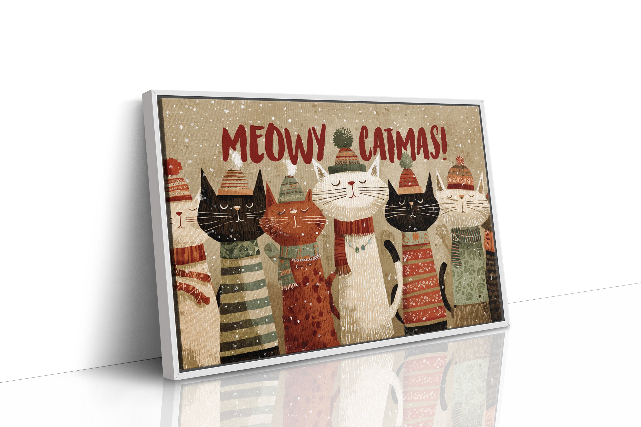 Feline Choir Sings Winter Joy