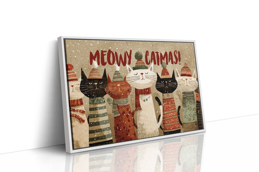 Feline Choir Sings Winter Joy