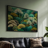 Forest Waves Dance In Emerald Light