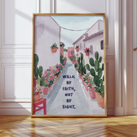 Faith Walk Through the Flowered Alley