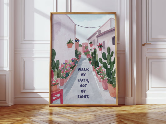 Faith Walk Through the Flowered Alley