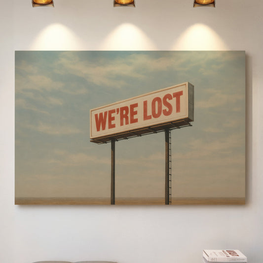 We’re Lost in the Middle of Nowhere