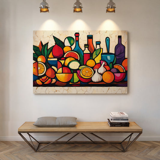 Citrus Symphony On Kitchen Counter