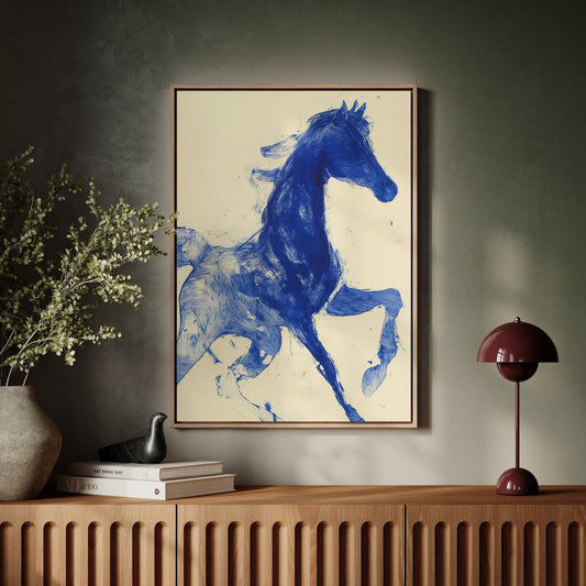 Indigo Stallion Rides The Wind